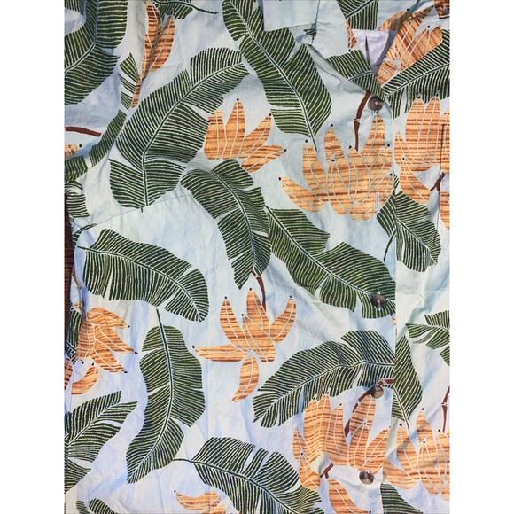 Tori Richard Uniforms Mens XL Hawaiian Tropical Shirt bananas Palms Short Sleeve - Picture 3 of 6